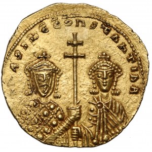 Bizancjum, Basil II Bulgaroktonos i Konstantyn VIII (976-1025) AV Histamenon Nomisma, Konstantynopol