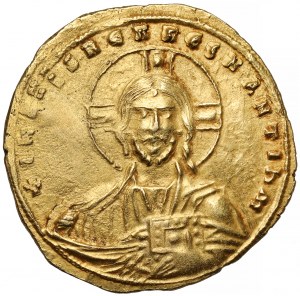 Byzance, Basile II Bulgaroktonos et Constantin VIII (976-1025) AV Histamenon Nomisma, Constantinople