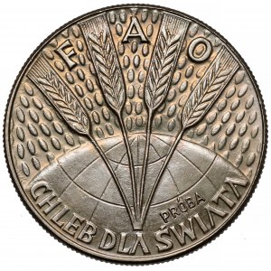 Próba CuNi 10 złotych 1971 FAO Kłosy