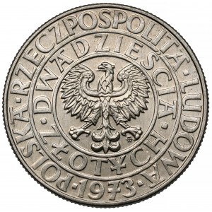 Próba CuNi 20 złotych 1973 Drzewo