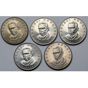 20 złotych 1983 Nowotko - zestaw (5szt)