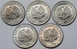 20 oro 1983 Nowotko - set (5 pezzi)
