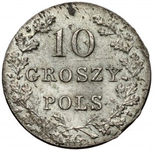 November Uprising, 10 pennies 1831 KG - simple - beautiful