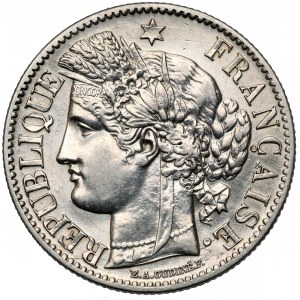 Francja, 2 franki 1870-A, Paryż - rzadkie