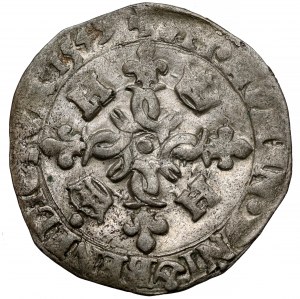 Frankreich, Heinrich II., Douzain 1549-B, Rouen