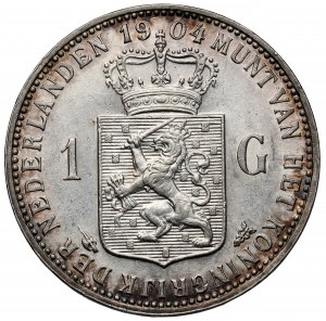 Paesi Bassi, Wilhelmina, Gulden 1904