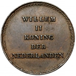 Niderlandy, Wilhelm II, Żeton koronacyjny 1840