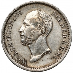Nizozemsko, William II, 10 centů 1849