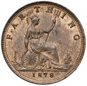 Anglicko, Victoria, Farthing 1878