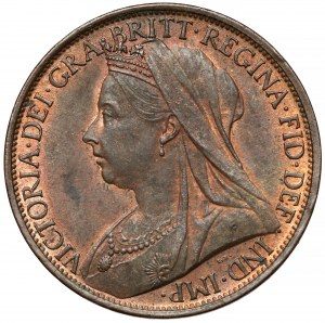 England, Victoria, Penny 1900