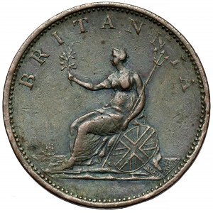 Anglia, Jerzy III, 1/2 penny 1806