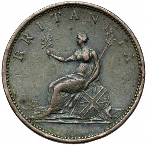 England, George III, 1/2 penny 1806