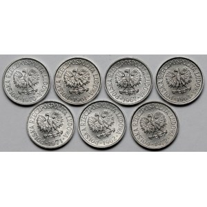 5 groszy 1961-1971 - zestaw (7szt)