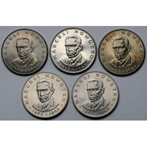 20 złotych 1983 Nowotko - zestaw (5szt)