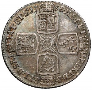 Inghilterra, Giorgio II, Scellino 1758