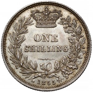 Angleterre, Victoria, Schilling 1855