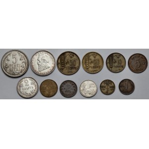Litwa, 1 centas - 5 litai 1925-1936 - zestaw (12szt)