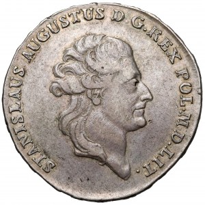 Poniatowski, Półtalar 1783 EB - bez przepaski