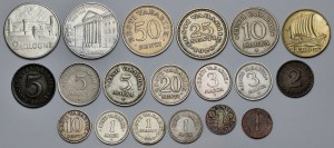 Estonia, 1 sent - 2 krooni 1922-1939 - zestaw (19szt)