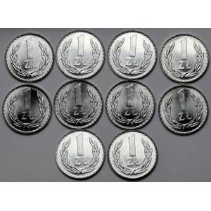1 złoty 1981 - mennicze (10szt)