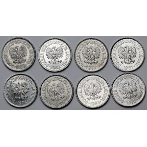 1 złoty 1971-1984 - zestaw (8szt)