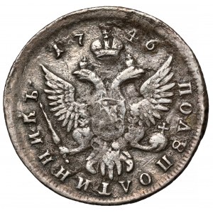 Rosja, Elżbieta, Polupoltinnik 1746, Moskwa