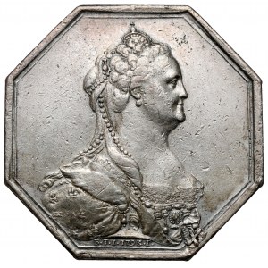 Rosja, Katarzyna II, Medal ośmiokątny 1793 - za pożytek