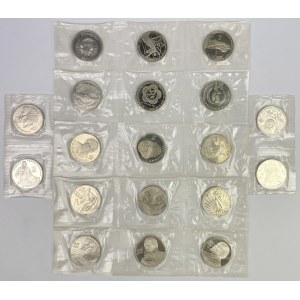 ZSRR, Ruble okolicznościowe - ZGRZEWKI - PROOF nowe bicia (19szt)