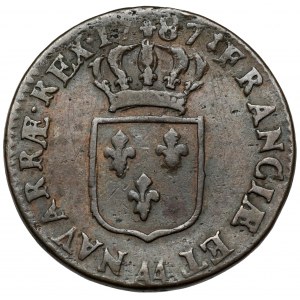 Francja, Ludwik XVI, Sol 1787-AA, Metz