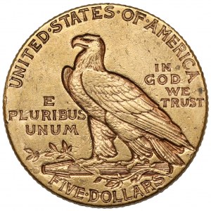 USA, 5 dolarów 1914-D, Denver - Głowa Indianina