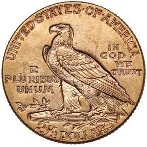USA, 2 1/2 dolara 1926, Philadelphia - Głowa Indianina