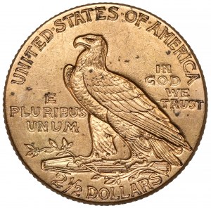 USA, $2 1/2 1913, Philadelphia - Indian head