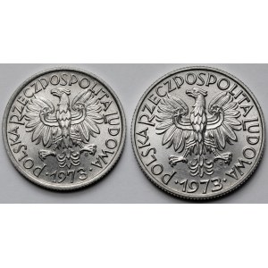 2 i 5 złotych 1973 - zestaw (2szt)