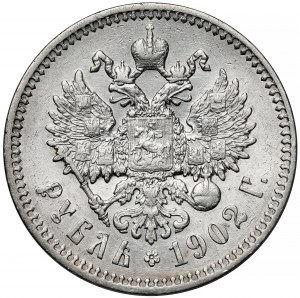 Rusko, Mikuláš II., rubl 1902 AP