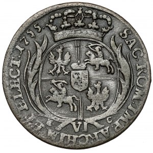 August III Sas, Szóstak Lipsk 1755 EC - buldogowate