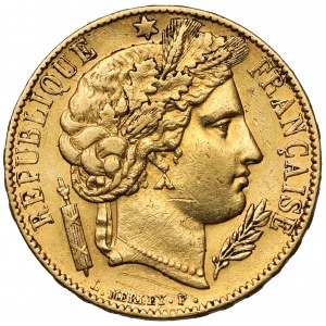 Francja, 20 franków 1851-A, Paryż
