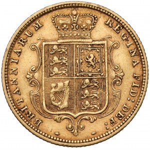 Anglia, Wiktoria, 1/2 suwerena 1883