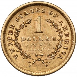 États-Unis, Dollar 1854, Philadelphie