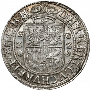 Prusy, Jerzy Wilhelm, Ort Królewiec 1622 - w płaszczu - PIĘKNY
