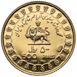 Iran, 500 rials 1971 - Imperium Perskie
