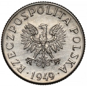 Próba NIKIEL 2 grosze 1949