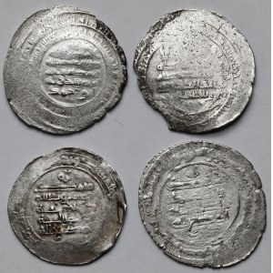 Islam, Dirham - zestaw (4szt)