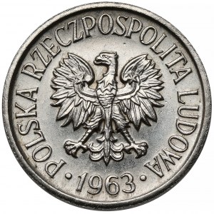 Sample NIKIEL 5 pennies 1963