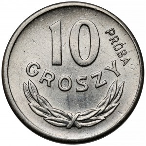Próba NIKIEL 10 groszy 1962