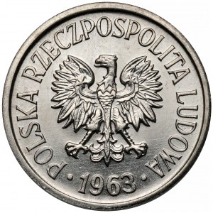 Sample NIKIEL 20 pennies 1963