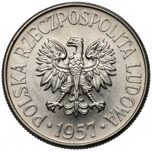 Próba NIKIEL 50 groszy 1957