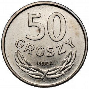 Próba NIKIEL 50 groszy 1986