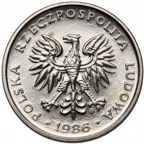 Próba NIKIEL 50 groszy 1986