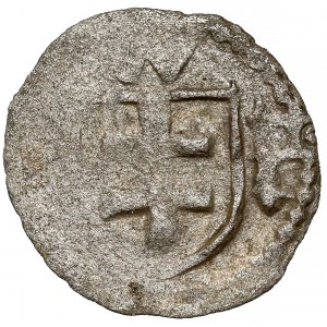 Władysław III Warneńczyk, Denar Wschowa m-W-p (ok.1434) - b.rzadki