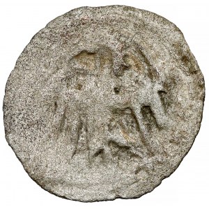 Władysław III Warneńczyk, Denar Wschowa m-W-p (ok.1434) - b.rzadki